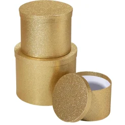 DecoWoerner Cajas De Regalo>Cajas De Cartón De Regalo , 3 Piezas