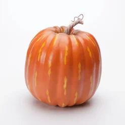 DecoWoerner Decoración De Otoño|Verduras Y Hierbas>Calabaza Decorativa "oval", 21 Cm