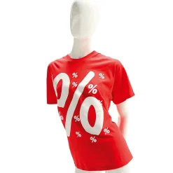 DecoWoerner Material De Rebajas>Camiseta "Porcentaje" Tamaño L