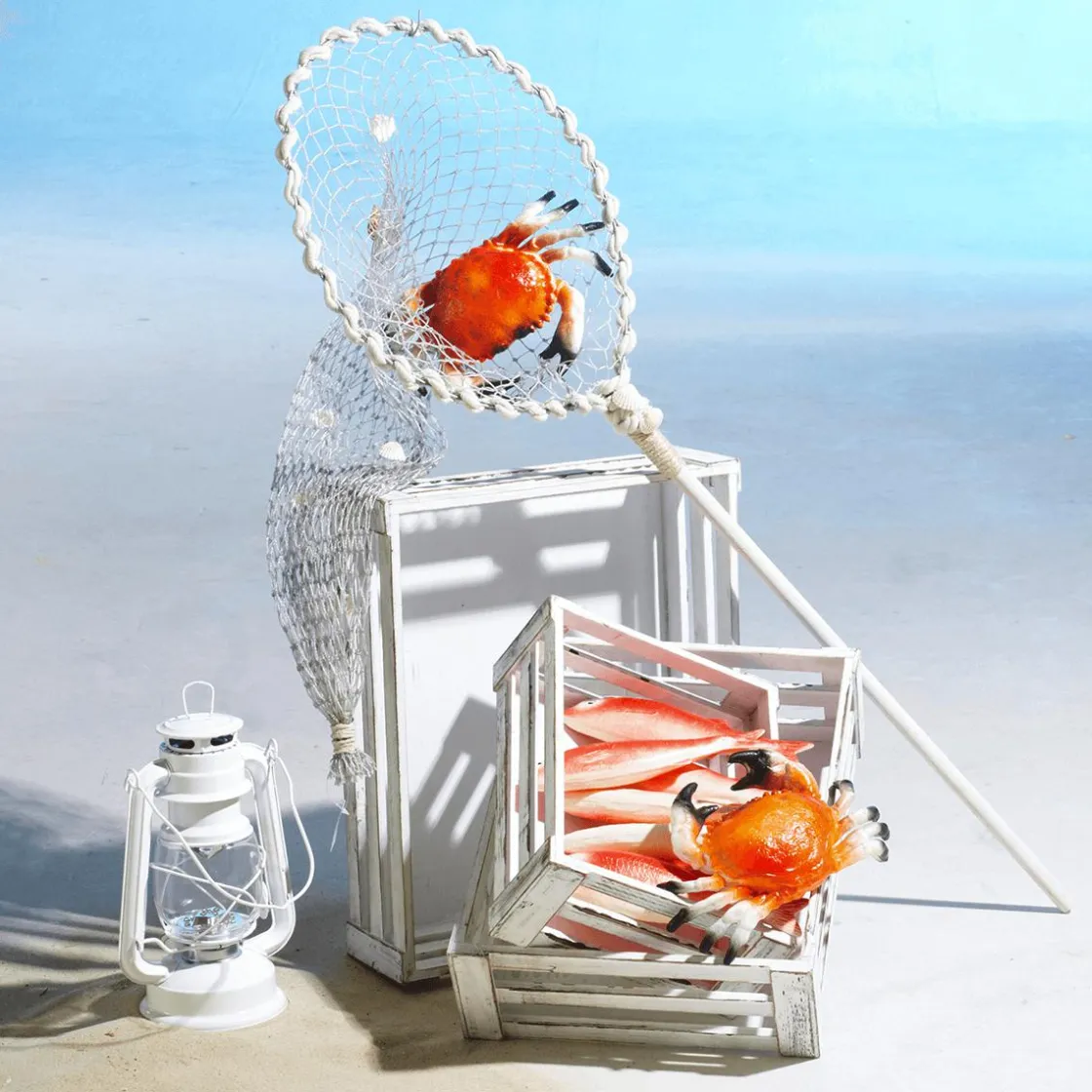 DecoWoerner Decoración De Verano|Pescados Y Mariscos>Cangrejo Maniquí 20 Cm