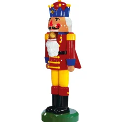 DecoWoerner Decoración Navideña Xxl|Figuras De Navidad>Cascanueces "Rey", 185 Cm