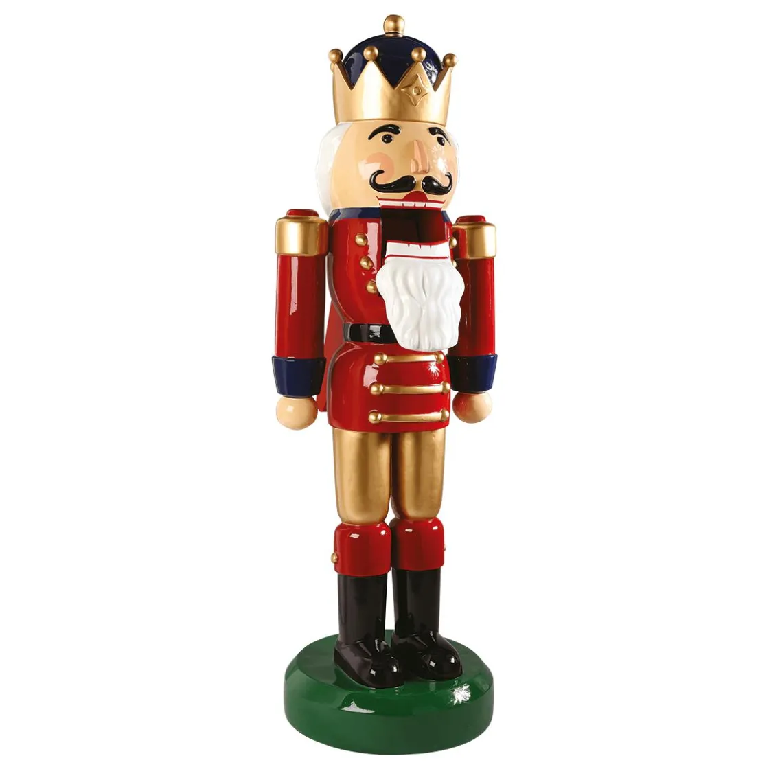 DecoWoerner Decoración Navideña Xxl|Figuras De Navidad>Cascanueces "Rey", 185 Cm