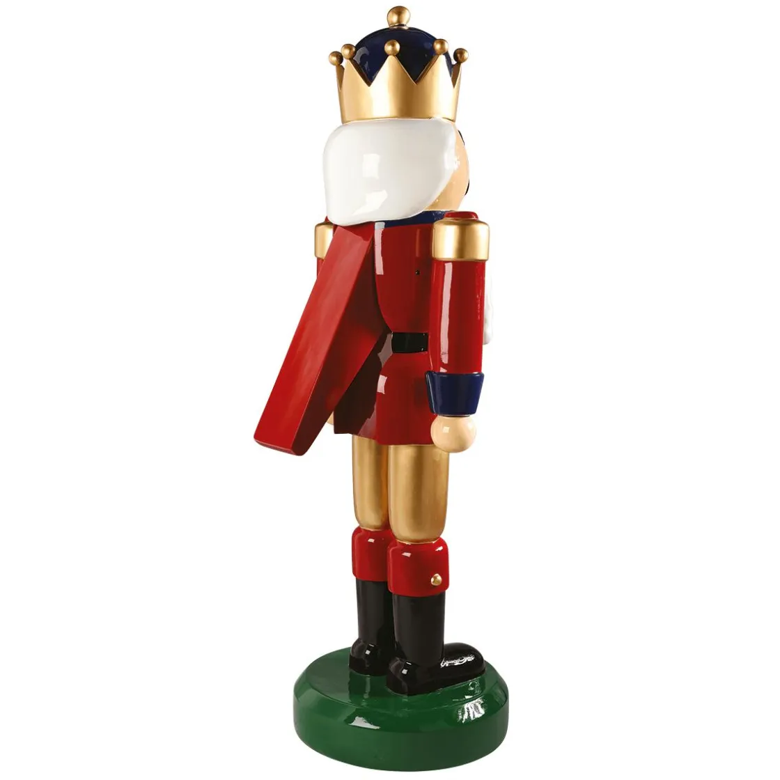 DecoWoerner Decoración Navideña Xxl|Figuras De Navidad>Cascanueces "Rey", 185 Cm