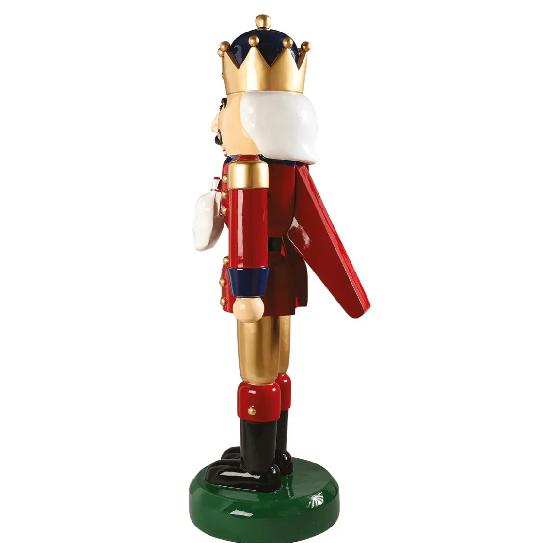 DecoWoerner Decoración Navideña Xxl|Figuras De Navidad>Cascanueces "Rey", 185 Cm