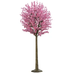 DecoWoerner Árboles Artificiales>Cerezo Artificial En Flor Pálido Con Base De 208 Cm