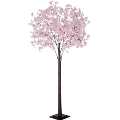 DecoWoerner Decoración De Primavera|Árboles Artificiales>Cerezo En Flor, 200 Cm,