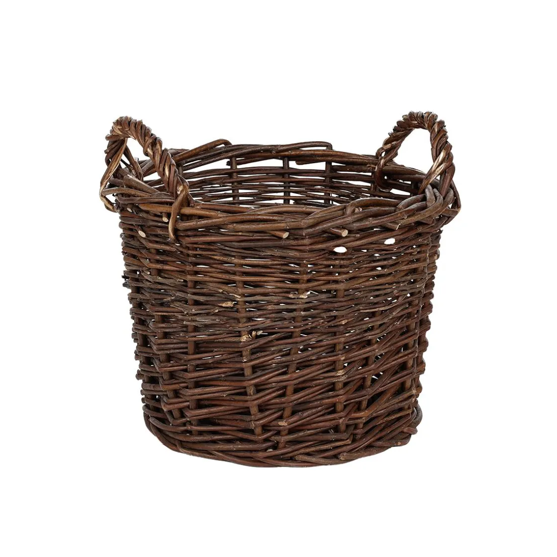DecoWoerner Decoración De Otoño|Macetas Y Artículos De Decoración>Cesta De Mimbre 24 Cm