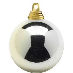 DecoWoerner Bolas De Navidad>Champán, Bolas De Navidad Brillantes De Plástico Ignífugo, 6 Cm Ø - 24 Piezas
