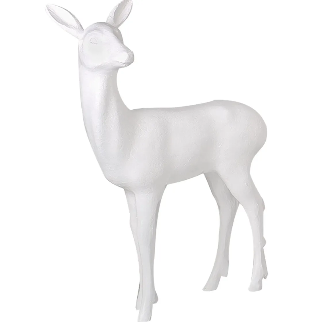 DecoWoerner Decoración De Animales|Decoración De Otoño>Ciervo Deco De Pie 115 Cm De Altura,