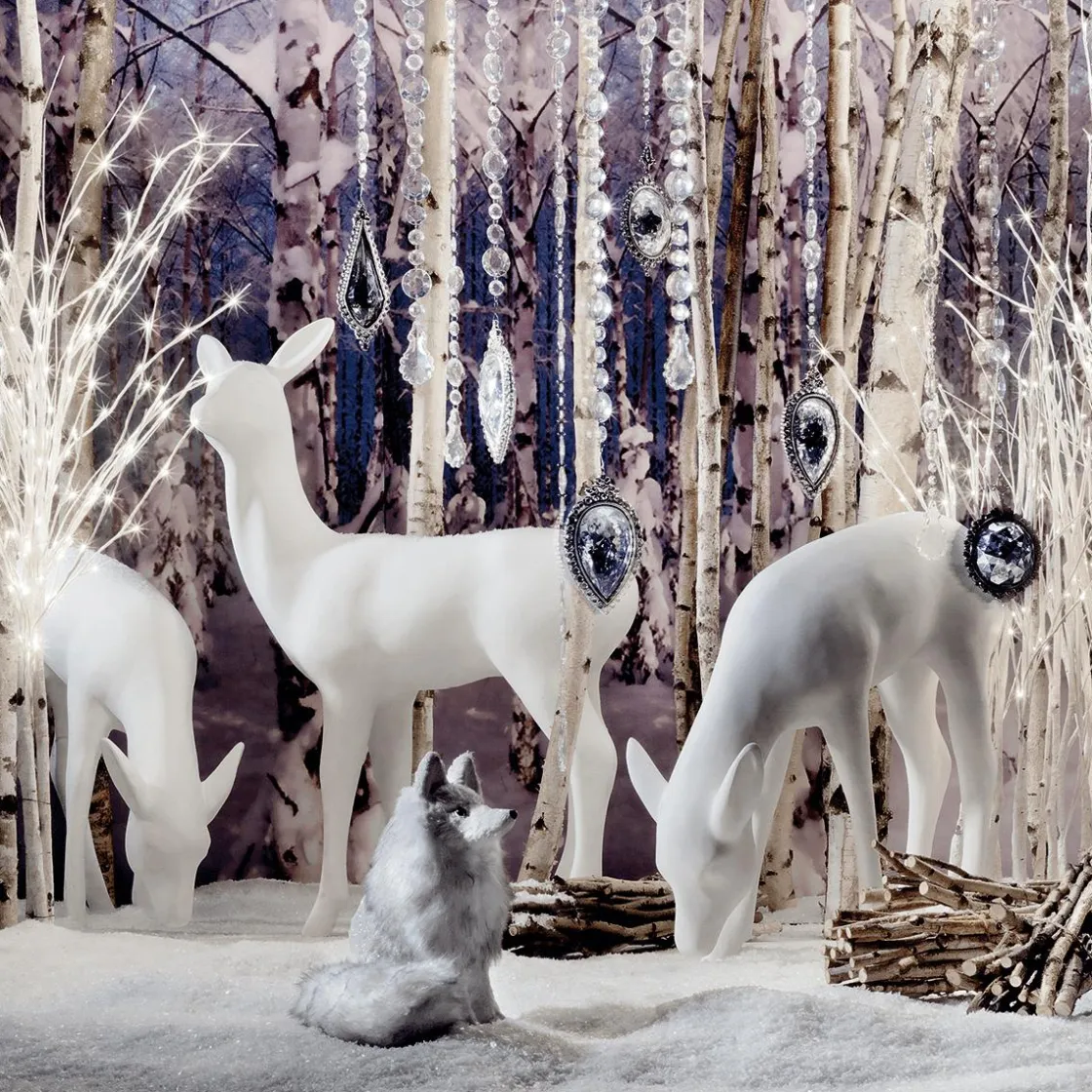 DecoWoerner Decoración De Animales|Decoración De Otoño>Ciervo Deco De Pie 115 Cm De Altura,