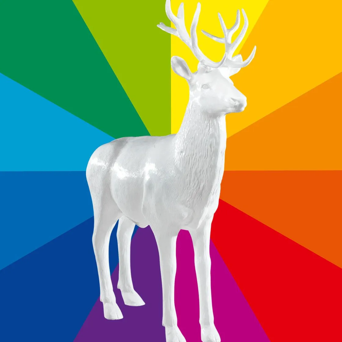 DecoWoerner Decoración De Animales>Ciervo Decorativo, Altura: 231 Cm