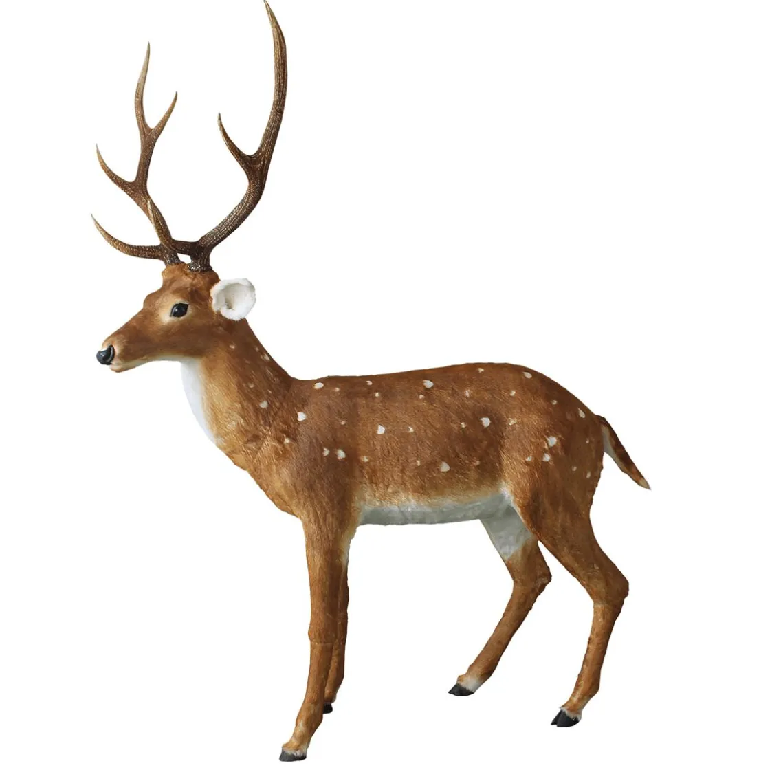 DecoWoerner Decoración De Animales|Decoración De Otoño>Ciervo Decorativo XXL De Pie 195 Cm