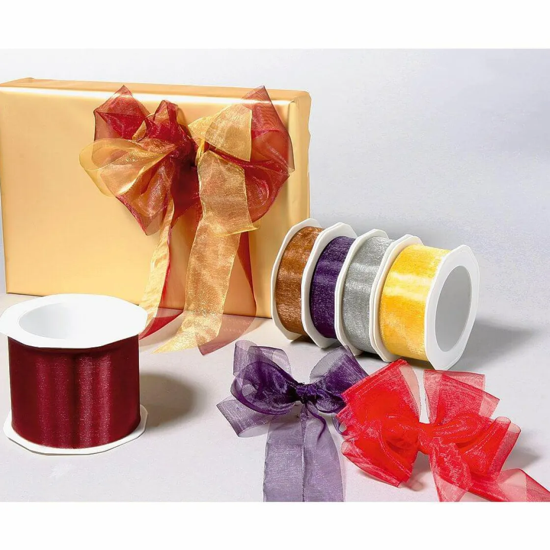 DecoWoerner Cintas De Regalo>Cinta De Chifón, Anchura De 38 Mm, Color