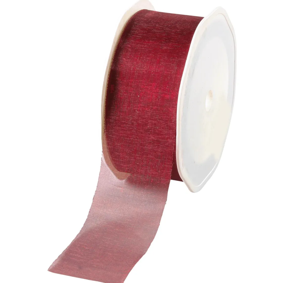 DecoWoerner Cintas De Regalo>Cinta De Chifón, Color Burdeos, Anchura 38 Mm