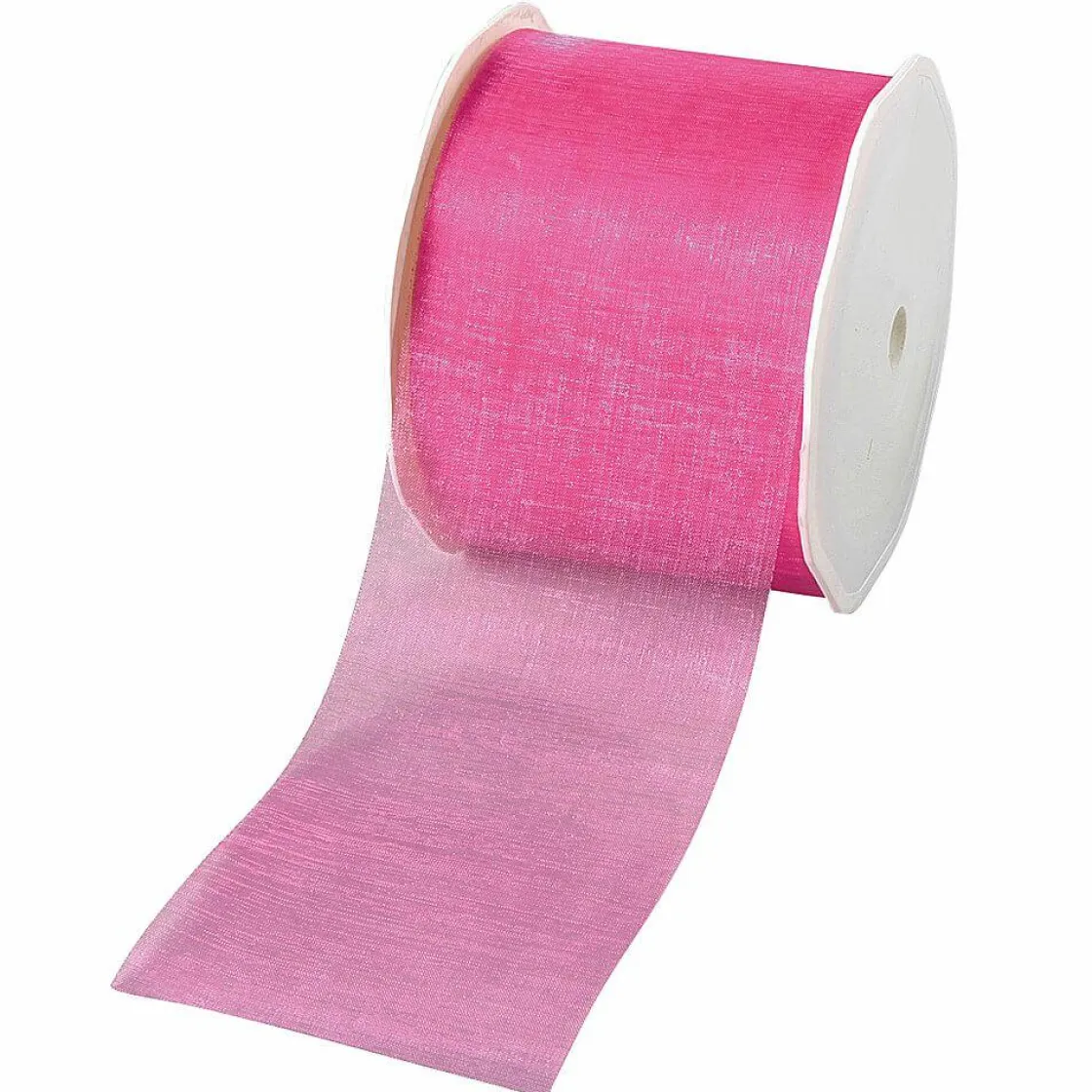 DecoWoerner Cintas De Regalo>Cinta De Chifón, Color Fucsia, Anchura 70 Mm