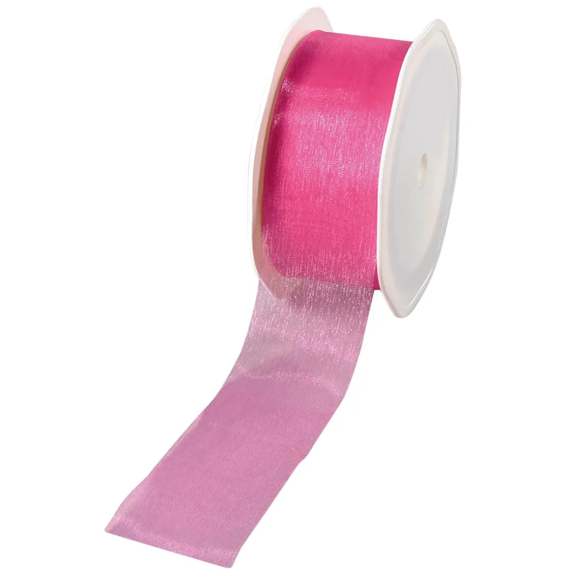 DecoWoerner Cintas De Regalo>Cinta De Chifón, Color Fucsia, Anchura 38 Mm