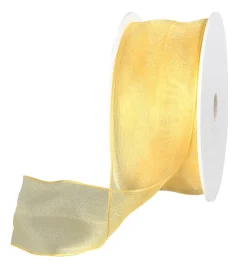 DecoWoerner Cintas De Regalo>Cinta De Chifón Con Alambre, Color , Anchura 40 Mm