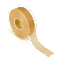 DecoWoerner Cintas De Regalo>Cinta De Gasa Con Orillo 25mm X 50m