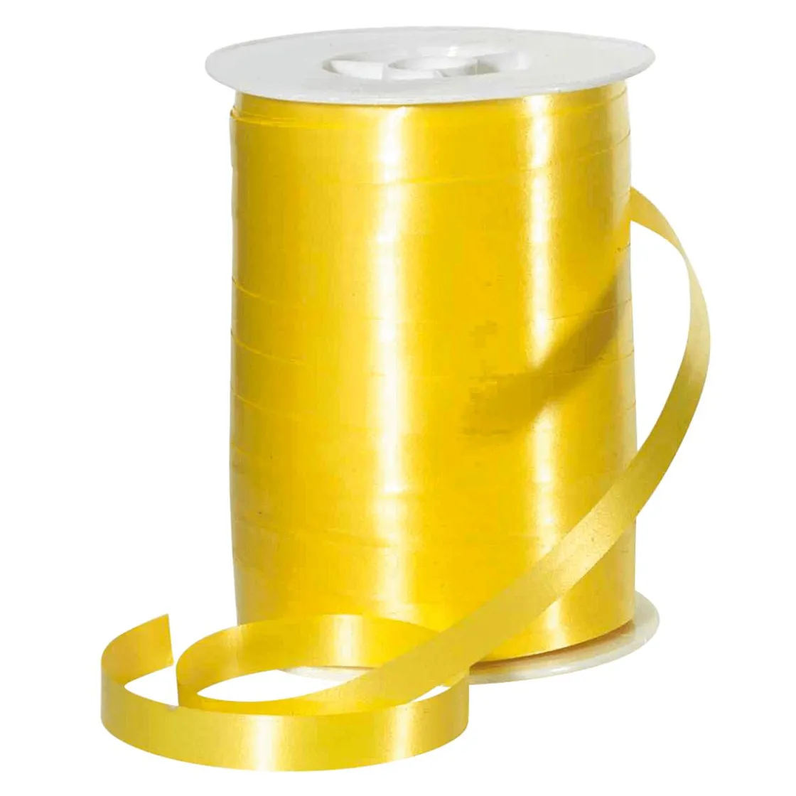 DecoWoerner Cintas De Regalo>Cinta De Poliéster, Anchura De 10 Mm, Amarilla