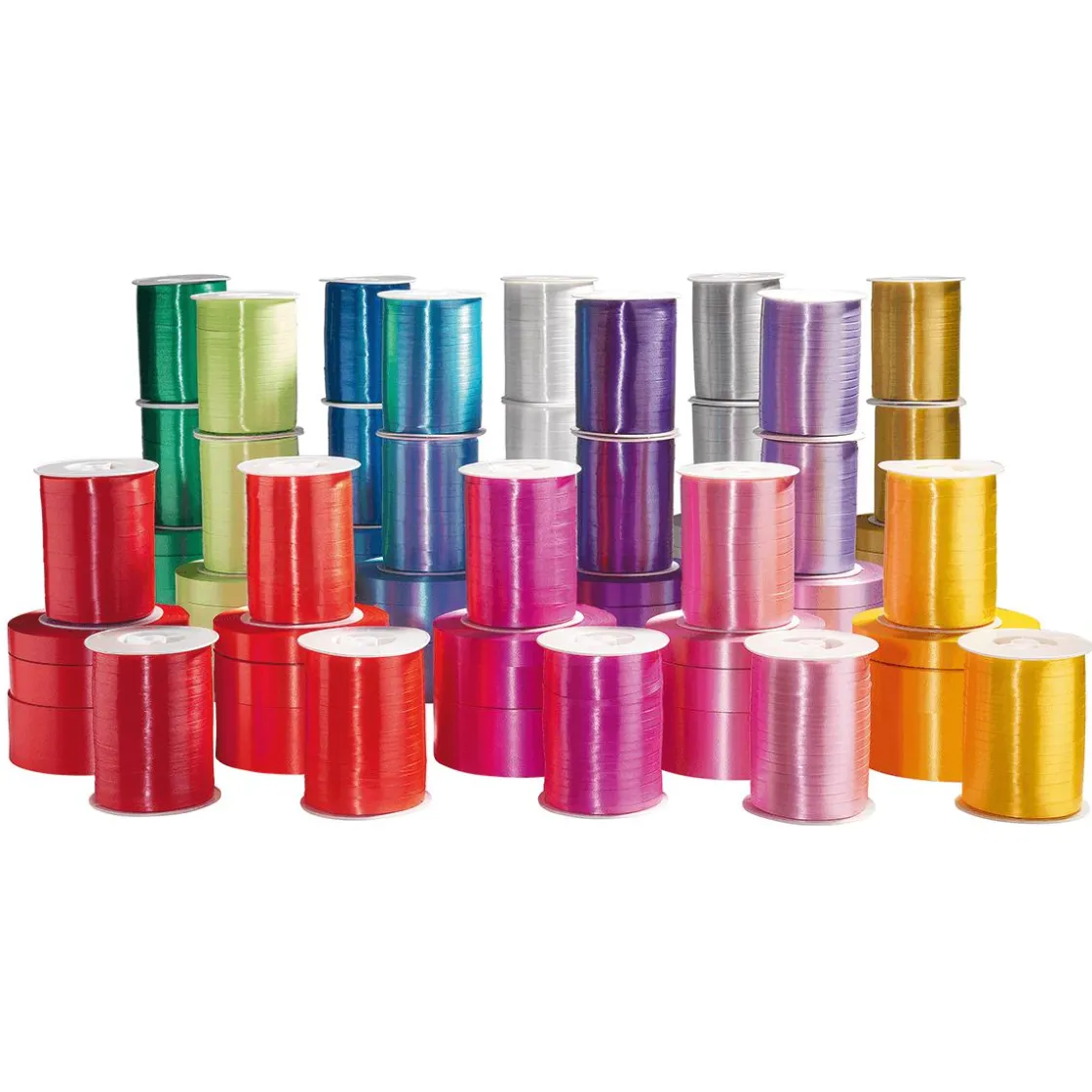 DecoWoerner Cintas De Regalo>Cinta De Poliéster, Anchura De 5 Mm, Roja