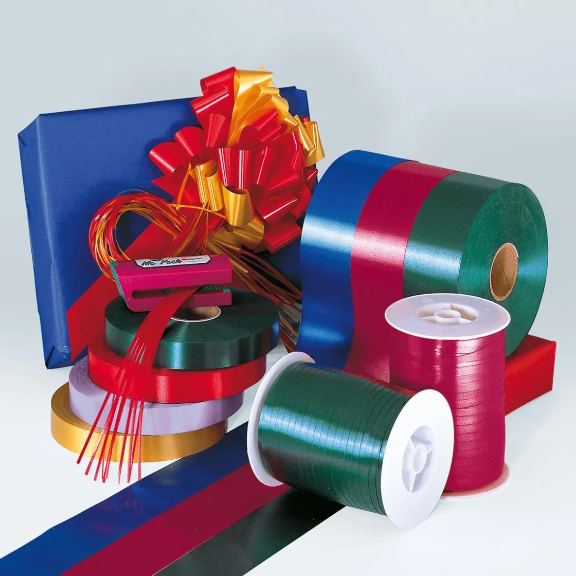 DecoWoerner Cintas De Regalo>Cinta De Poliéster, Anchura De 5 Mm, Roja