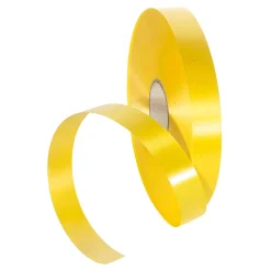 DecoWoerner Cintas De Regalo>Cinta De Poliéster, Anchura De 19 Mm, Amarilla