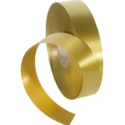 DecoWoerner Cintas De Regalo>Cinta De Poliéster, Anchura 31 Mm, Color Dorado