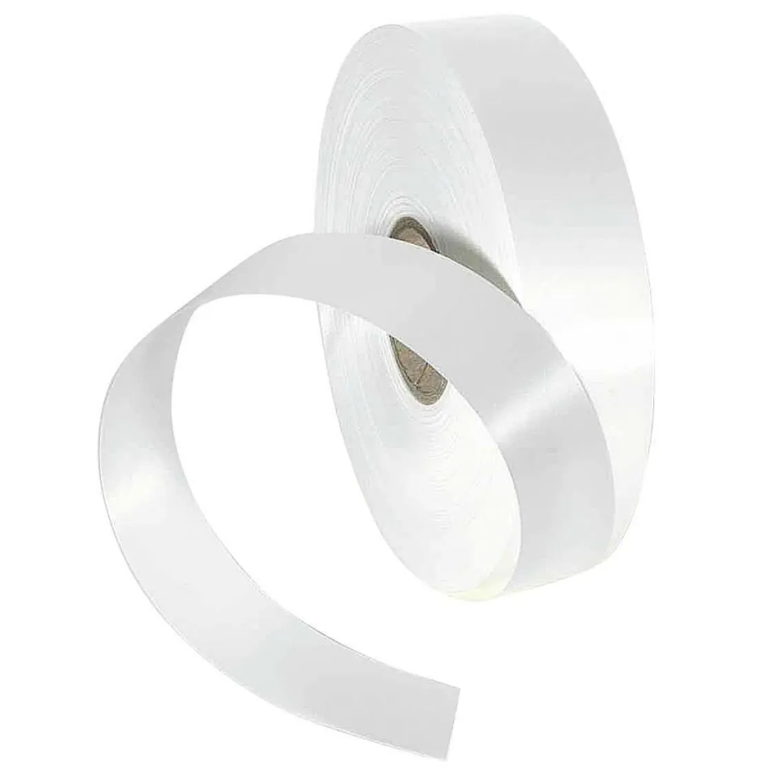 DecoWoerner Cintas De Regalo>Cinta De Poliéster, Anchura De 31 Mm, Blanca