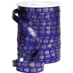 DecoWoerner Cintas De Regalo>Cinta De Poliéster "Ornamento De Hojas", 10 Mm,