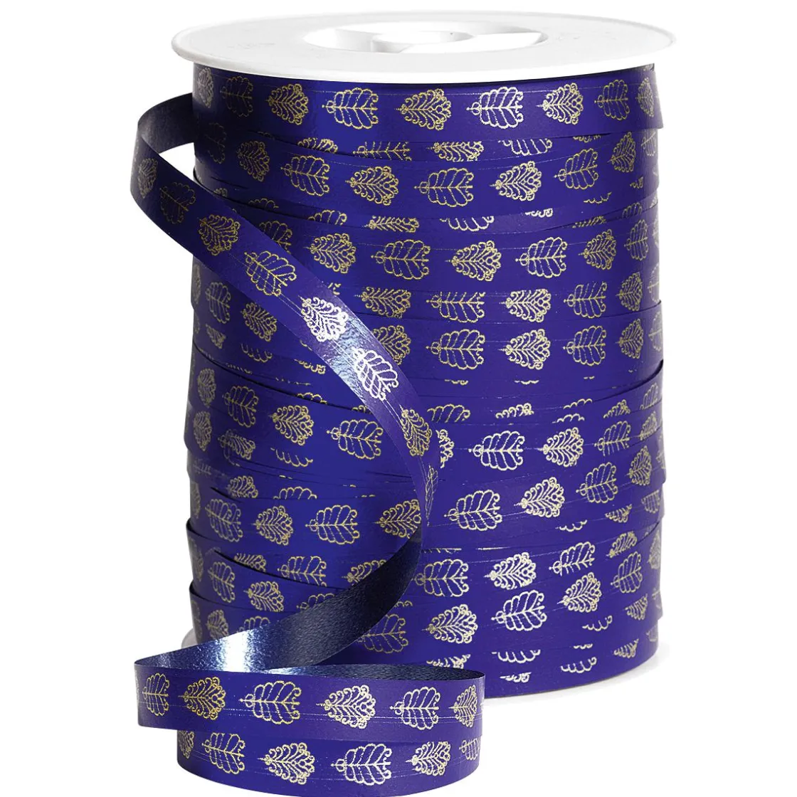 DecoWoerner Cintas De Regalo>Cinta De Poliéster "Ornamento De Hojas", 10 Mm,