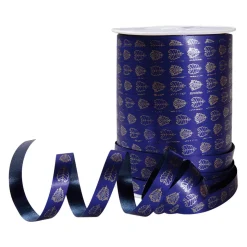 DecoWoerner Cintas De Regalo>Cinta De Poliéster "Ornamento De Hojas", 10 Mm,
