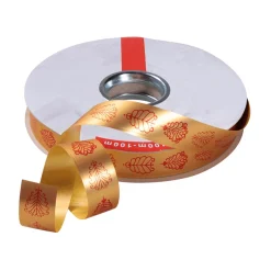 DecoWoerner Cintas De Regalo>Cinta De Poliéster "Ornamento De Hojas", 19 Mm,