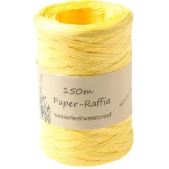 DecoWoerner Cintas De Regalo|Go Green - Envoltorio Para Regalo Ecológico>Cinta De Rafia Ecológica De Material Degradable 7 Mm 150 M