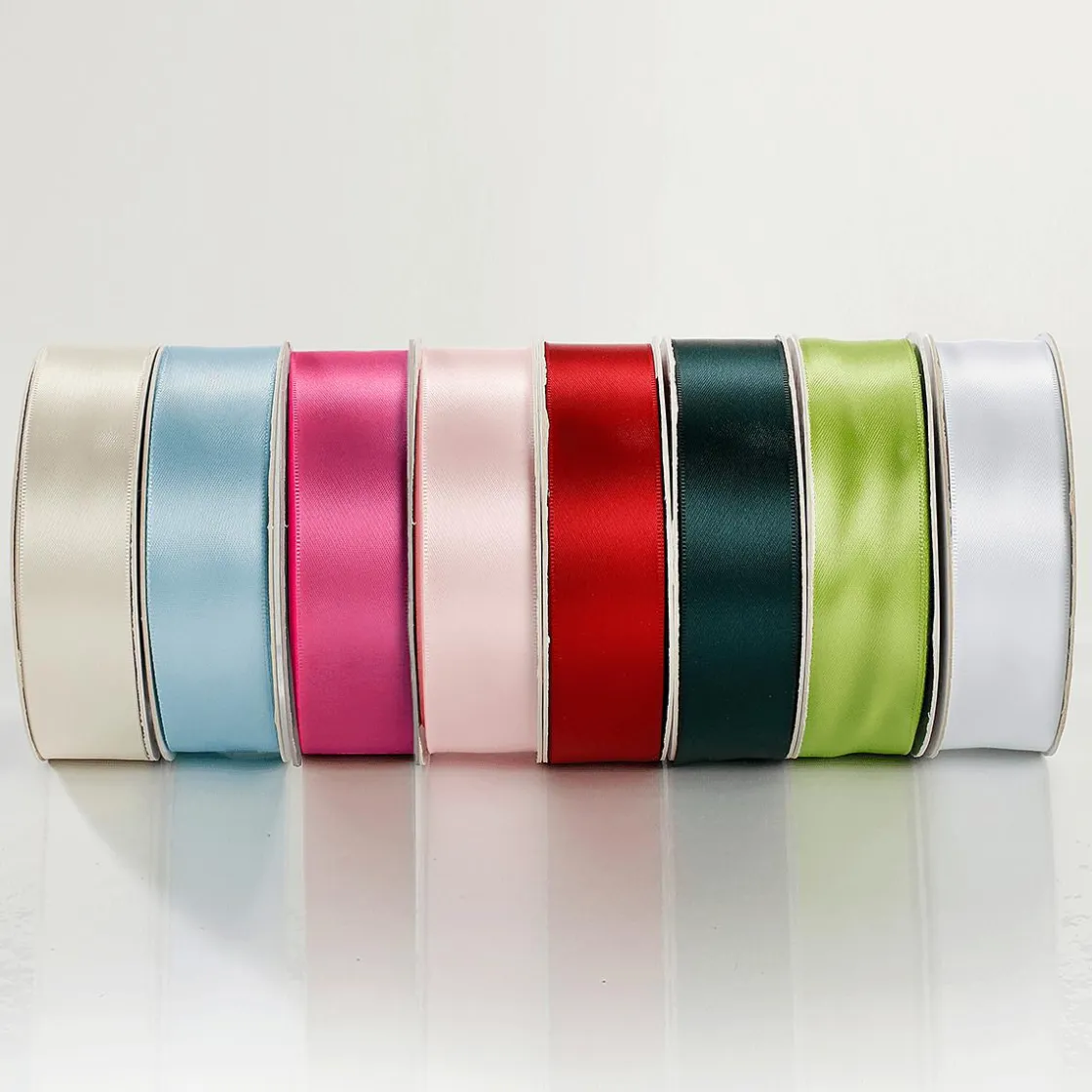 DecoWoerner Cintas De Regalo>Cinta De Raso, 25 Mm X 25m Claro
