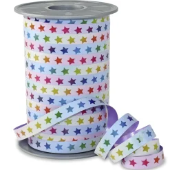 DecoWoerner Cintas De Regalo>Cinta De Rayas Color Rainbow Star, 10mm, 200 M
