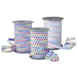 DecoWoerner Cintas De Regalo>Cinta De Regalo "Arco Iris" Pastel 10 Mm, 200 M