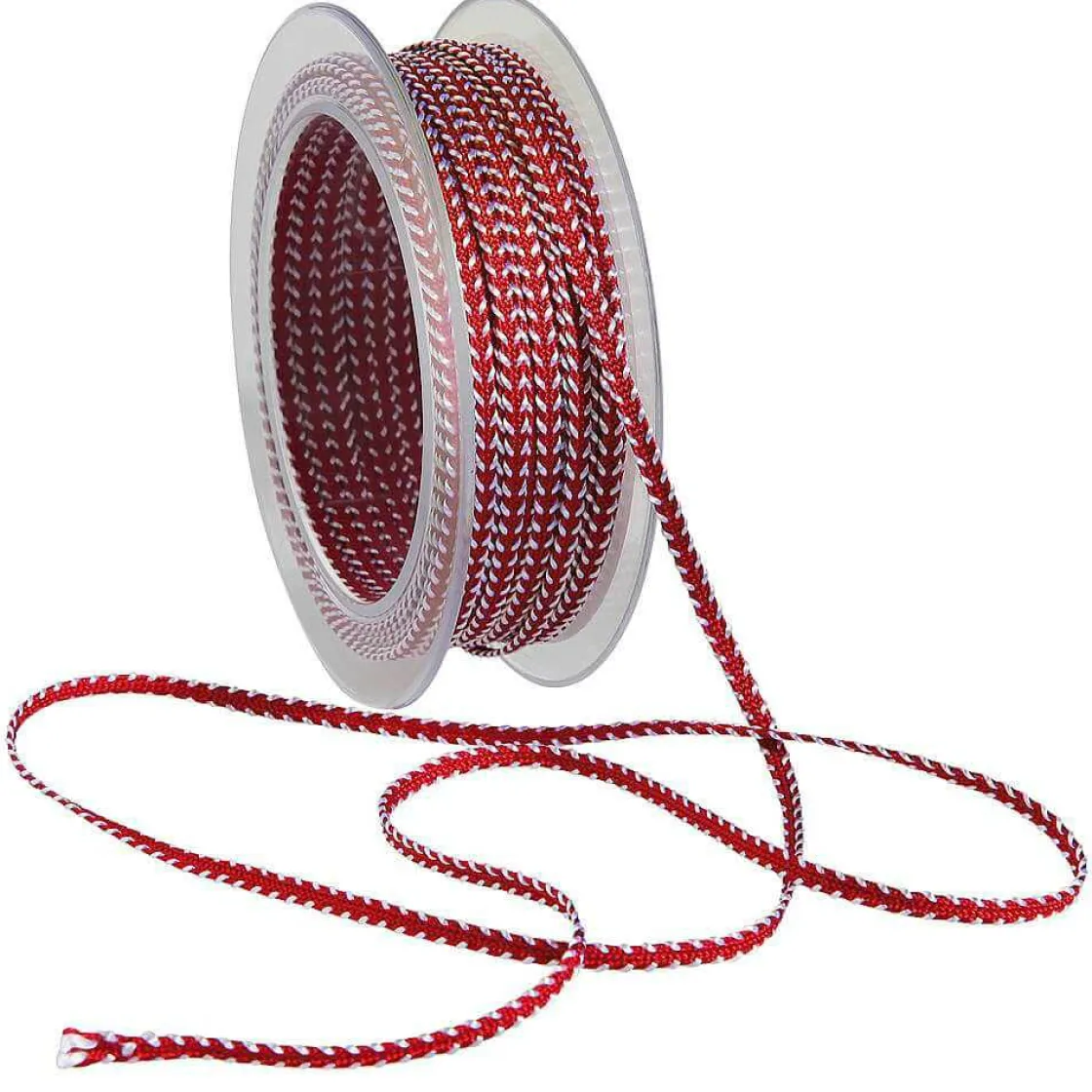 DecoWoerner Cintas De Regalo>Cinta De Regalo Con Cordón /blanco 4 Mm 15 M