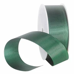 DecoWoerner Cintas De Regalo>Cinta De Tafetán Con Orillo 40 Mm, 50 M, Oscuro