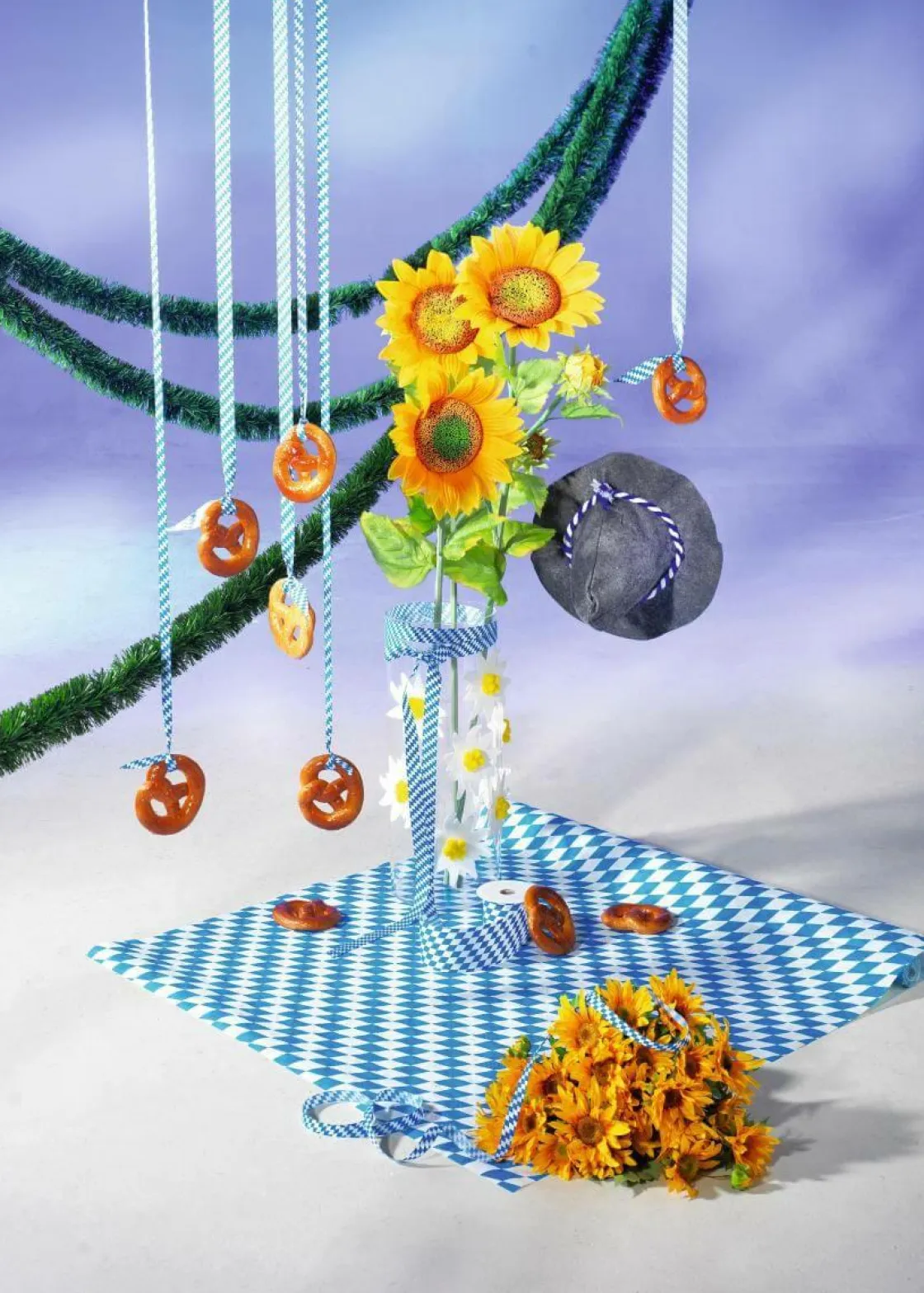 DecoWoerner Cintas De Regalo|Decoración Temática>Cinta De Tela "Baviera" 15 Mm 25 M