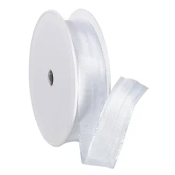 DecoWoerner Cintas De Regalo>Cinta De Tela Con Borde De Alambre, , Anchura 25 Mm