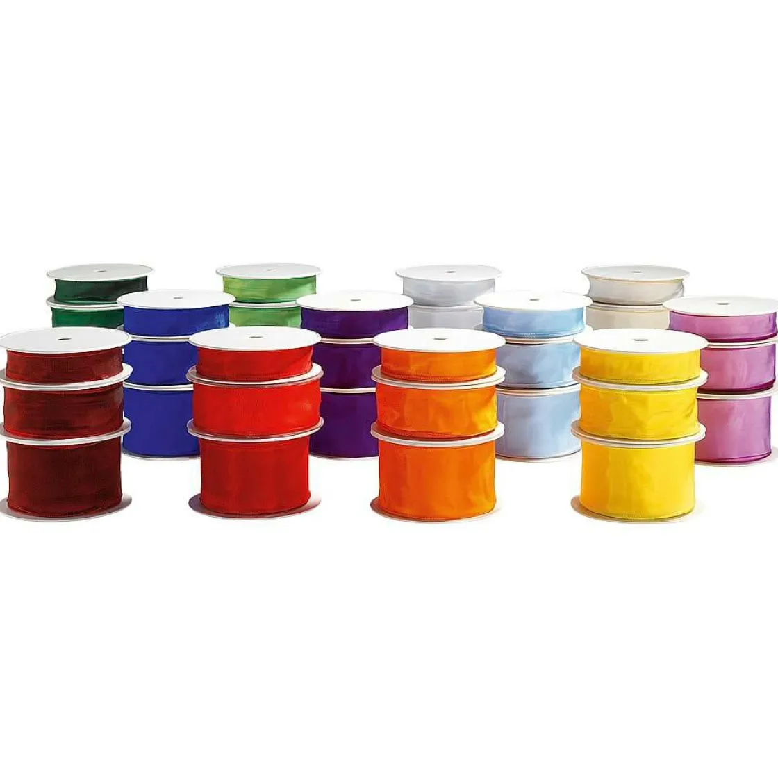 DecoWoerner Cintas De Regalo>Cinta De Tela Con Bordes De Alambre, Color Fucsia, Anchura 40 mm