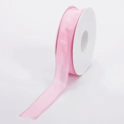 DecoWoerner Cintas De Regalo>Cinta De Tela De Regalo Con Borde De Alambre 25 Mm X 25 M