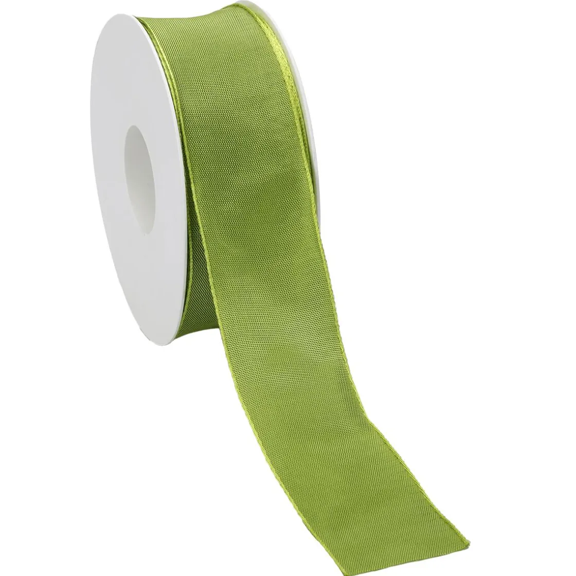 DecoWoerner Cintas De Regalo>Cinta De Tela De Regalo Con Borde De Alambre Claro 40 Mm X 25 M