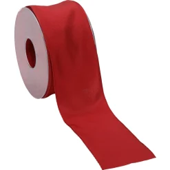 DecoWoerner Cintas De Regalo>Cinta De Tela De Regalo Con Borde De Alambre 60 Mm X 25 M