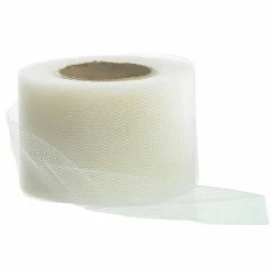 DecoWoerner Cintas De Regalo>Cinta De Tul, Anchura 50 Mm, Color Crema