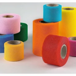DecoWoerner Cintas De Regalo>Cinta De Tul, Anchura 100 Mm, Color Claro