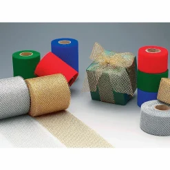 DecoWoerner Cintas De Regalo>Cinta De Tul, Anchura 100 Mm, Color Oscuro