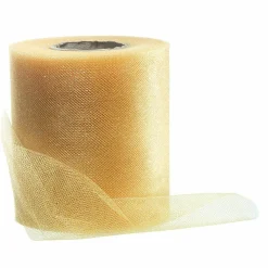 DecoWoerner Cintas De Regalo>Cinta De Tul, Anchura 100 Mm, Color Dorado
