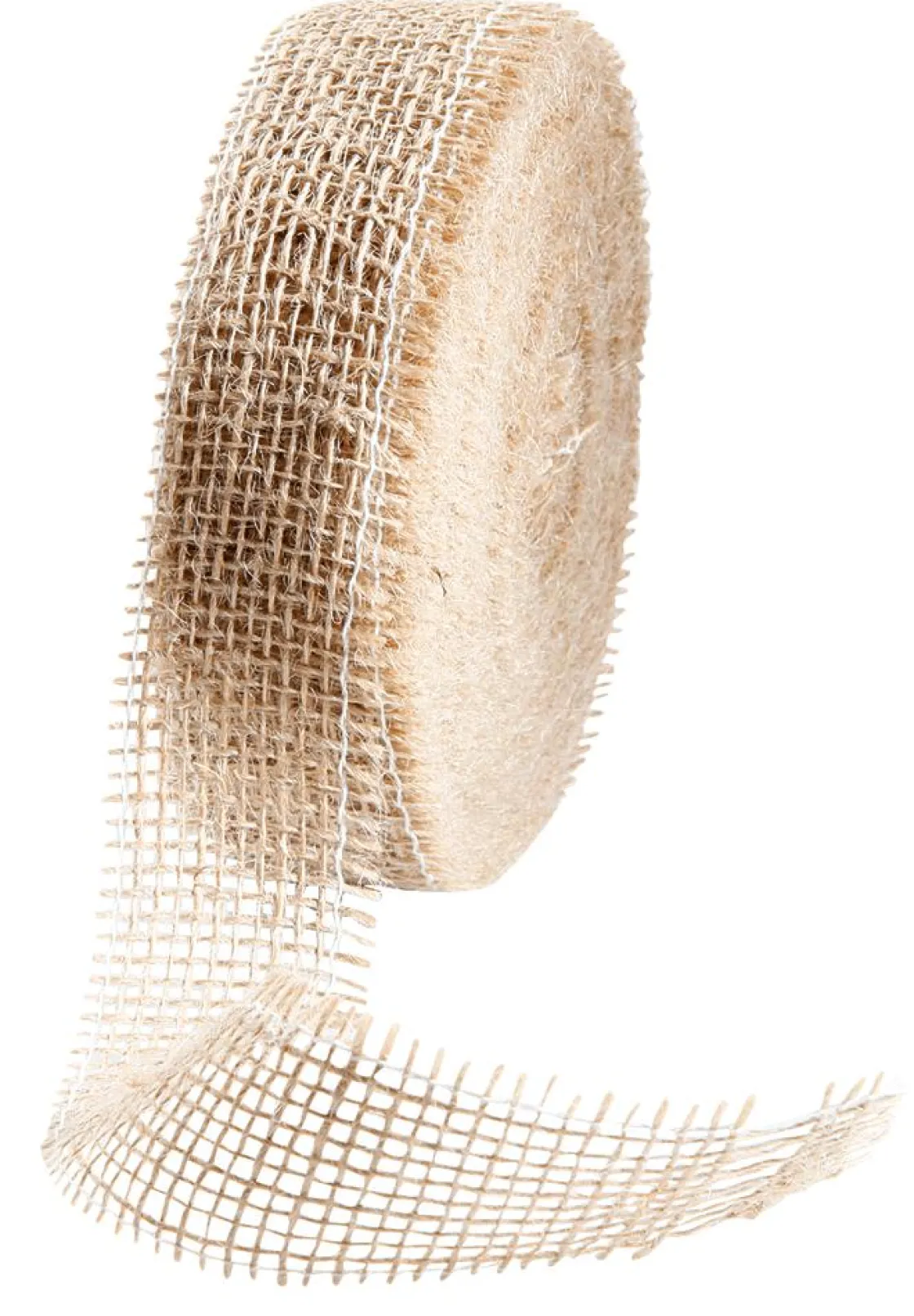 DecoWoerner Cintas De Regalo|Decoración De Otoño>Cinta De Yute, Color Natural, Anchura 40 Mm