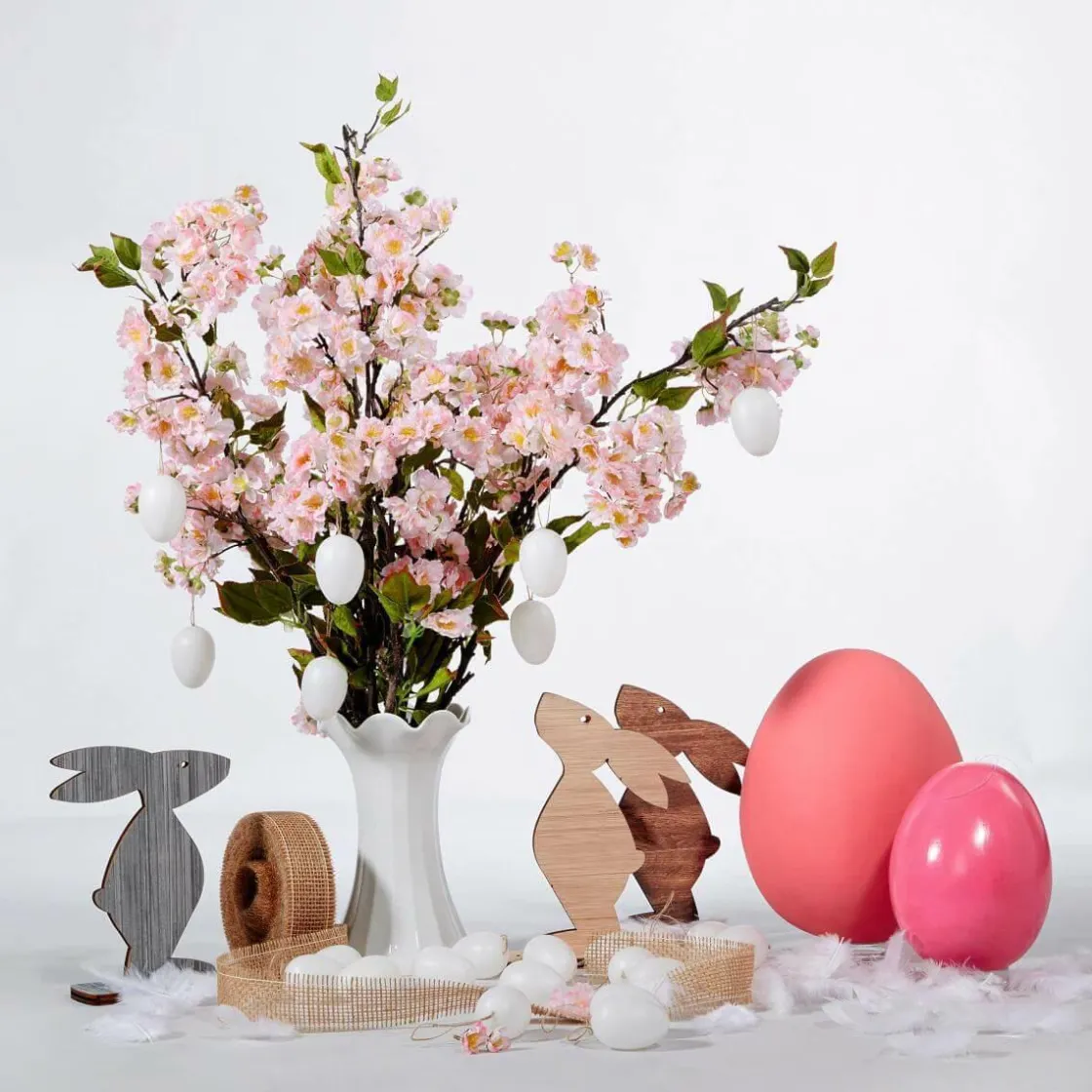 DecoWoerner Cintas De Regalo|Decoración De Otoño>Cinta De Yute, Color Natural, Anchura 40 Mm